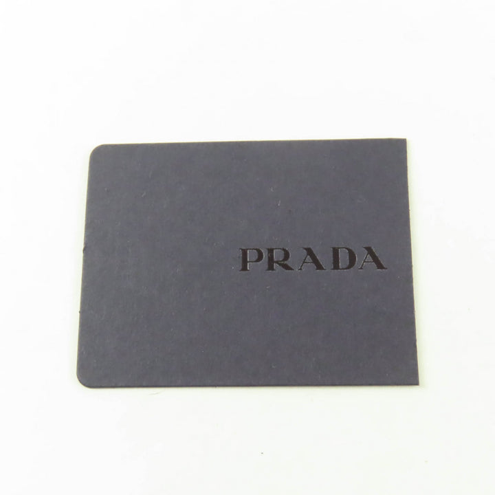 Excellent PRADA scarf Printed silk twill skinny scarf Lip Dot Pattern 1FF008