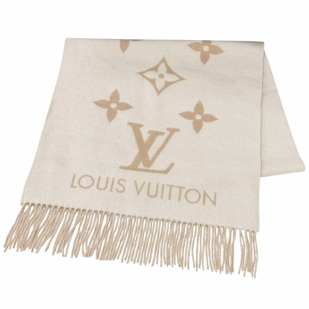Great LOUIS VUITTON Scarf muffler reykjavik cashmere Women M78123