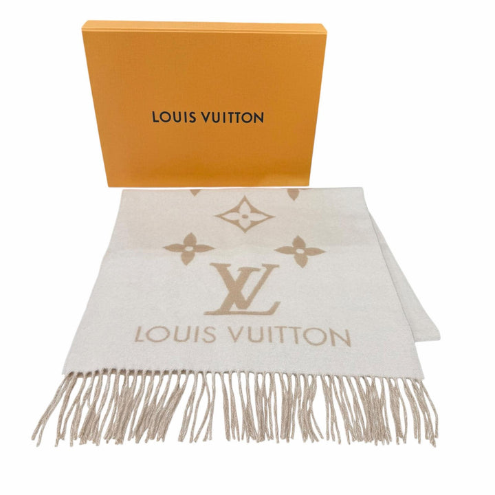 Great LOUIS VUITTON Scarf muffler reykjavik cashmere Women M78123