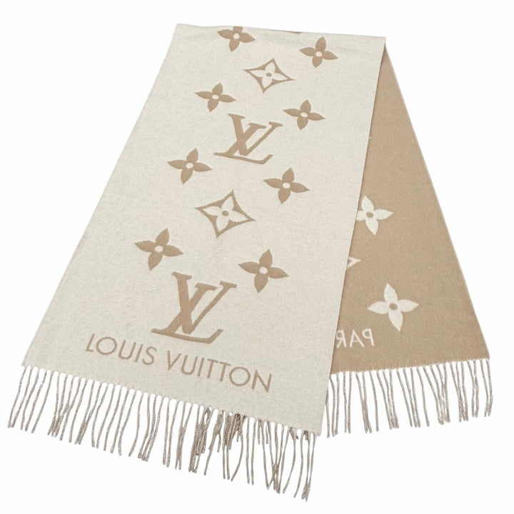 Great LOUIS VUITTON Scarf muffler reykjavik cashmere Women M78123