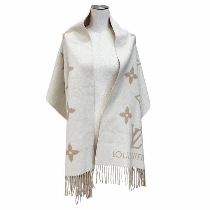 Great LOUIS VUITTON Scarf muffler reykjavik cashmere Women M78123