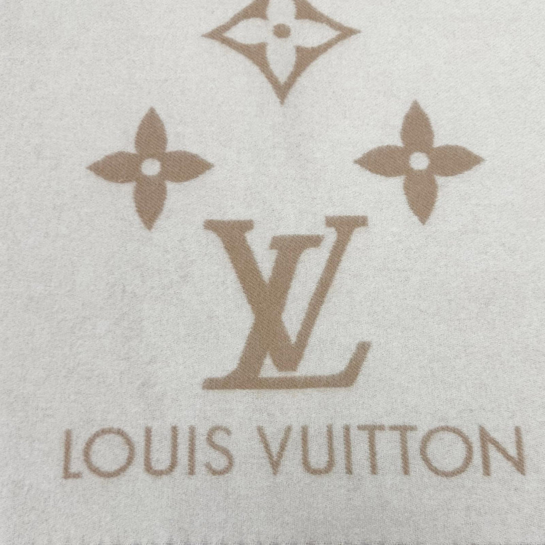 Great LOUIS VUITTON Scarf muffler reykjavik cashmere Women M78123
