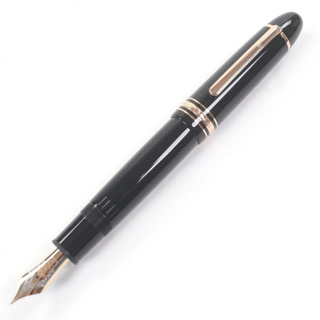 Excellent MONTBLANC fountain pen Meisterstück 149 Cap type black AU750