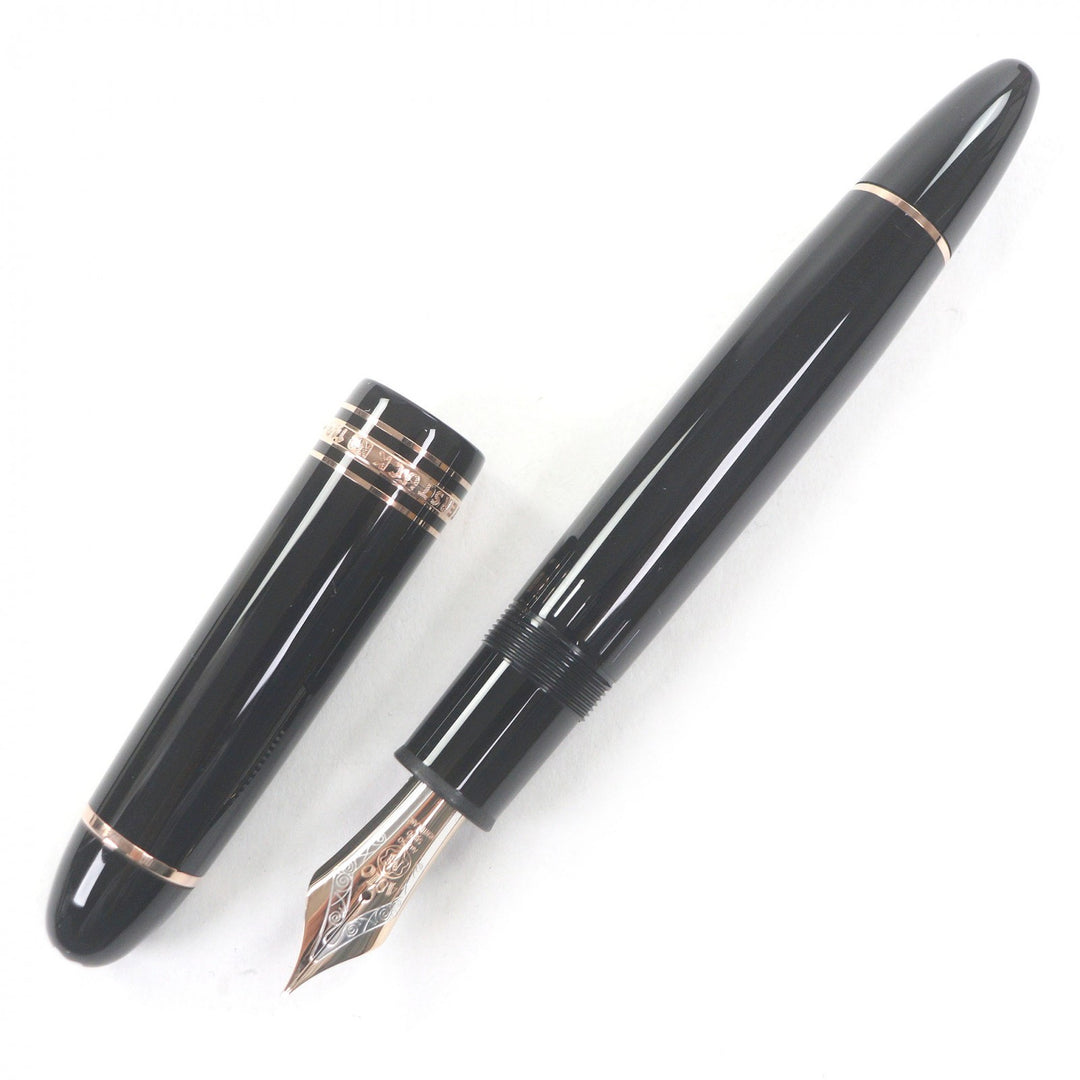 Excellent MONTBLANC fountain pen Meisterstück 149 Cap type black AU750