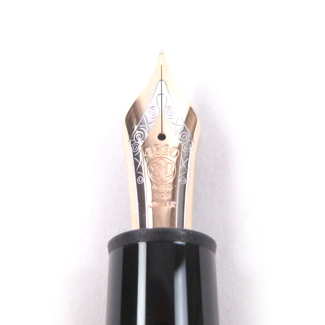 Excellent MONTBLANC fountain pen Meisterstück 149 Cap type black AU750
