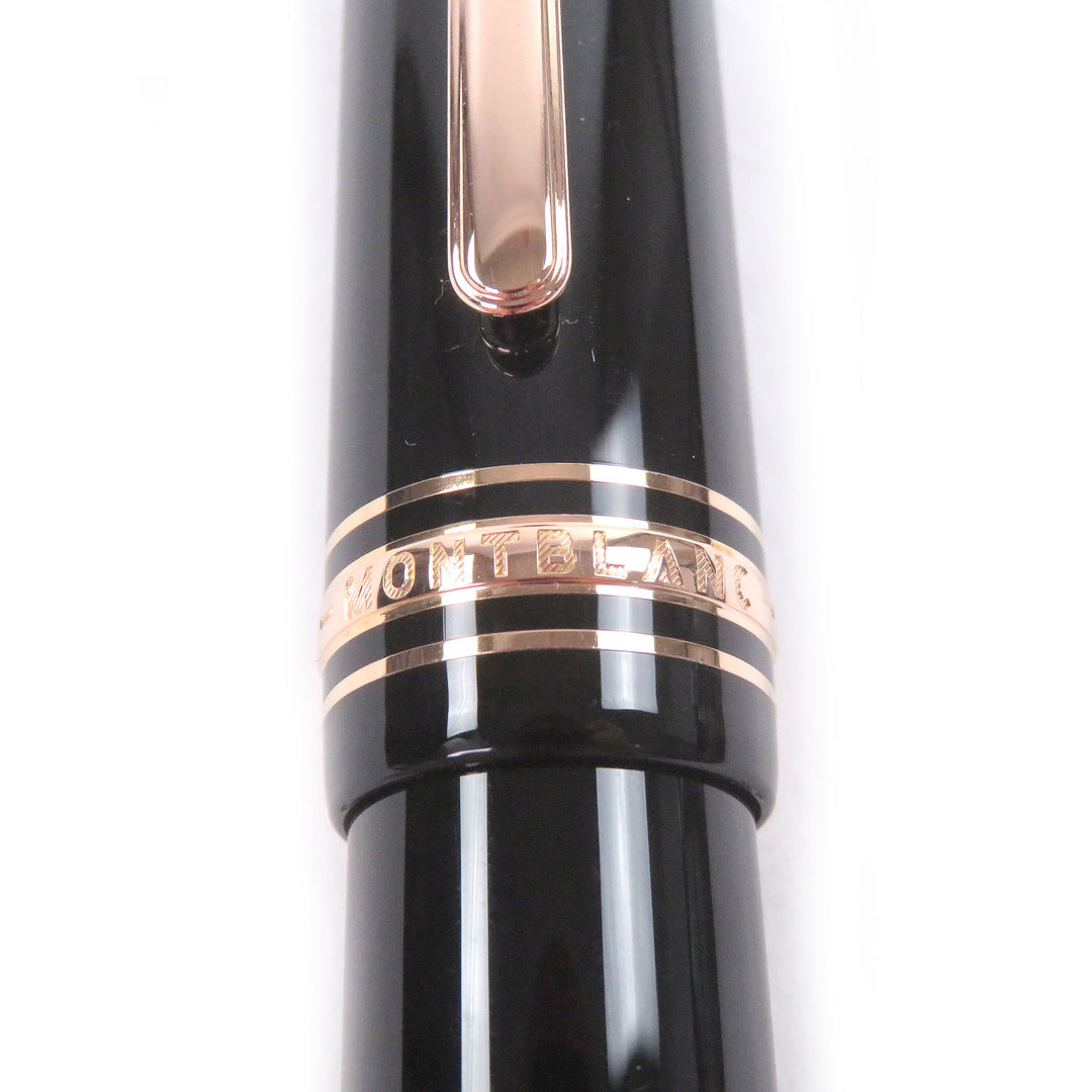 Excellent MONTBLANC fountain pen Meisterstück 149 Cap type black AU750