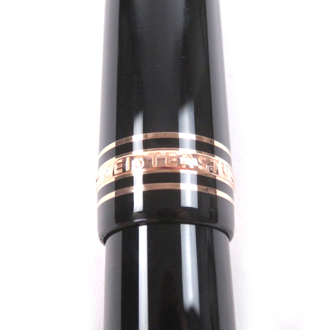 Excellent MONTBLANC fountain pen Meisterstück 149 Cap type black AU750