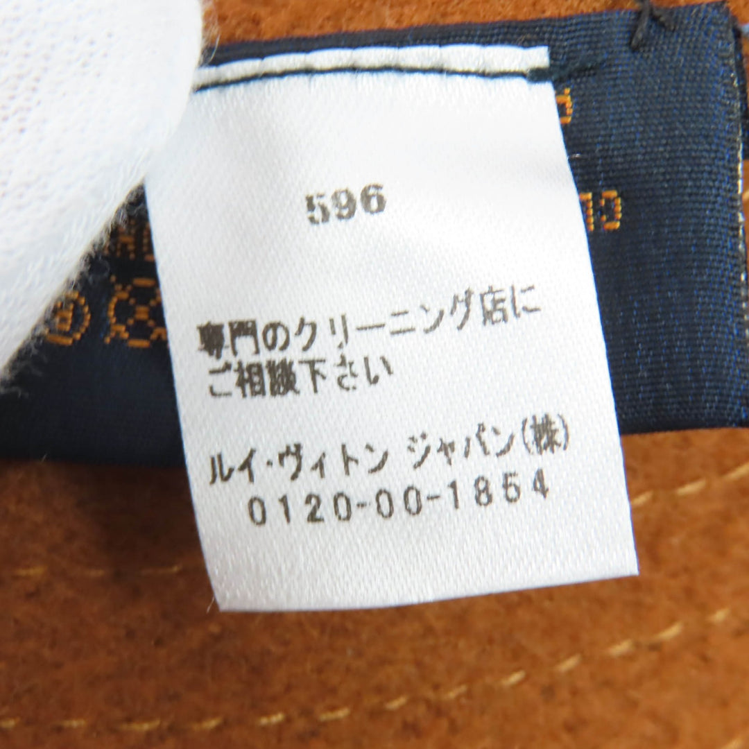 Excellent LOUIS VUITTON hat Carry on Monogram Pattern Reversible Bucket M M77295
