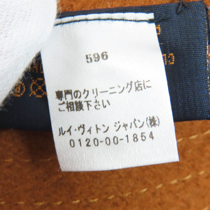 Excellent LOUIS VUITTON hat Carry on Monogram Pattern Reversible Bucket M M77295