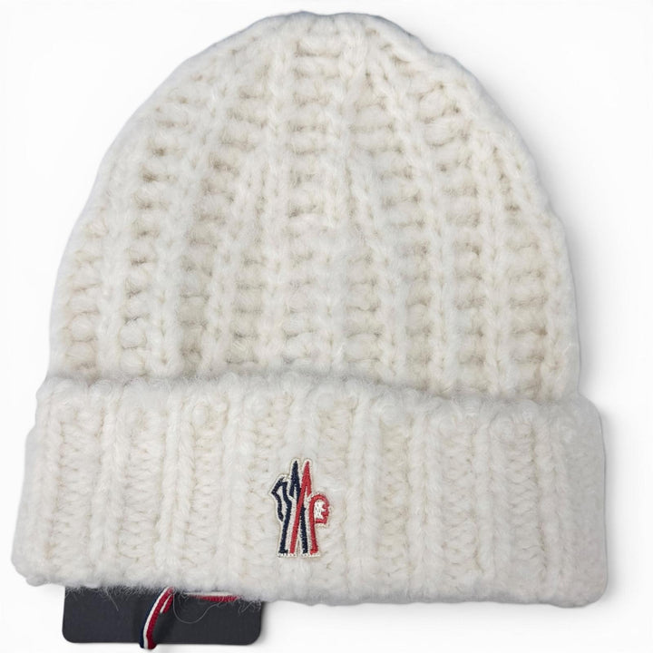 Pristine MONCLER GRENOBLE Knit cap BERRETTO TRICOT Logo patch