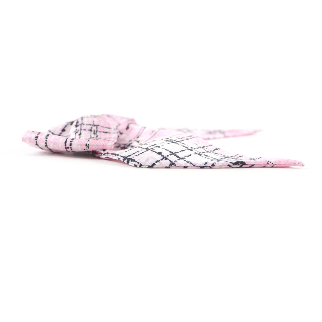 Excellent CHANEL Valletta Fall/Winter 2025 Collection pink silk Women 25B