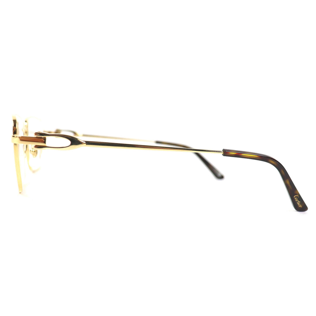 Excellent Cartier Glasses C Decor Square gold mens CT0369O