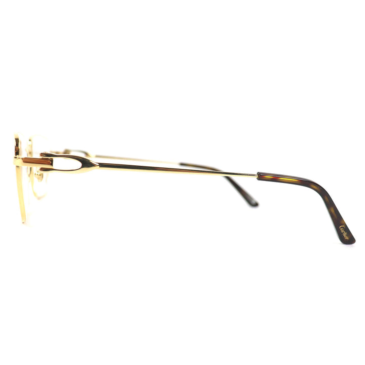 Excellent Cartier Glasses C Decor Square gold mens CT0369O