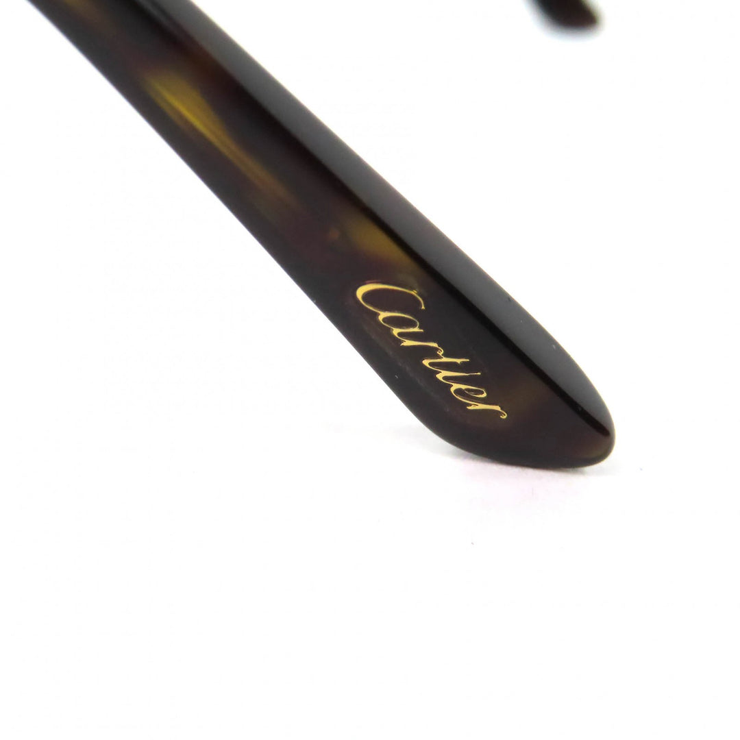 Excellent Cartier Glasses C Decor Square gold mens CT0369O