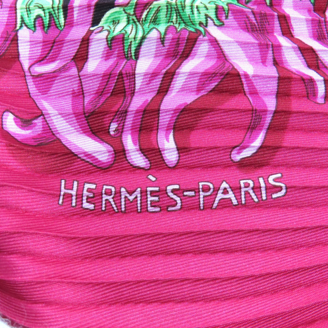 Excellent HERMES scarf AUXPAYS DES EPICES (In the Land of Spices) silk Women