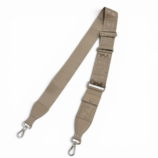 Excellent FENDI Shoulder strap Zucca Pattern leather with pockets Gurege