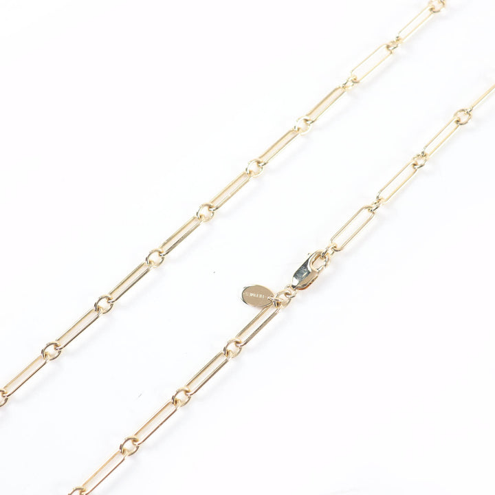 Excellent HERMES Necklace Marokinje GM Fusion Kelly gold Buffalo horn Women