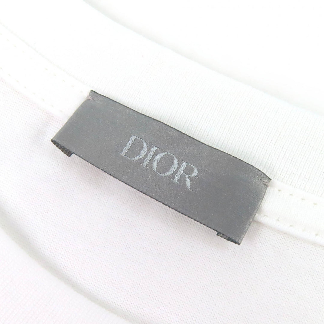 Excellent DIOR Short sleeve T-shirt Dior Montaigne white XXL 593J668D3018