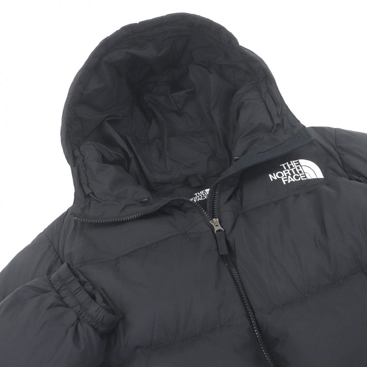 Great THE NORTH FACE Down jacket Nuptse Hoodie Hooded black Nylon mens L ND92331