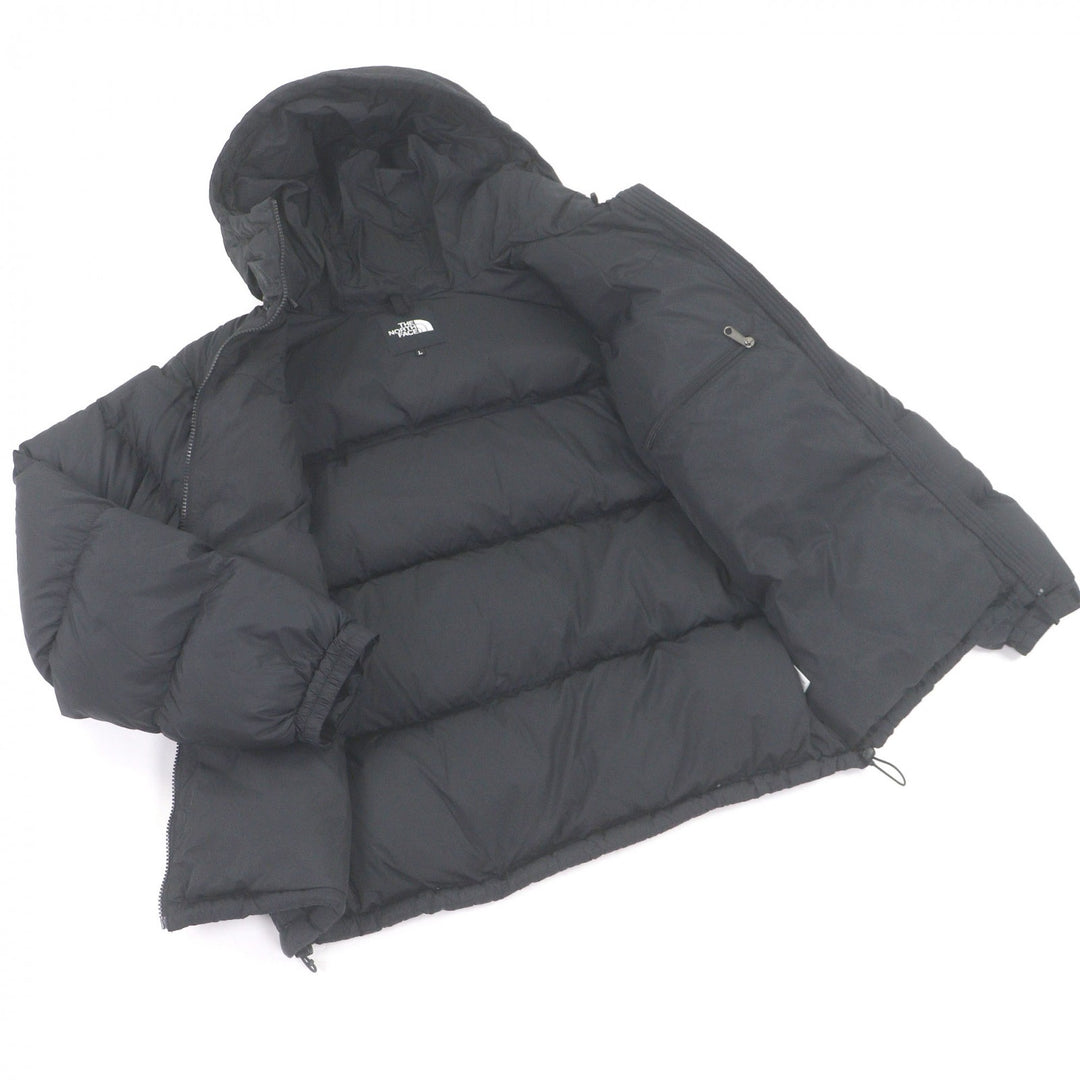 Great THE NORTH FACE Down jacket Nuptse Hoodie Hooded black Nylon mens L ND92331