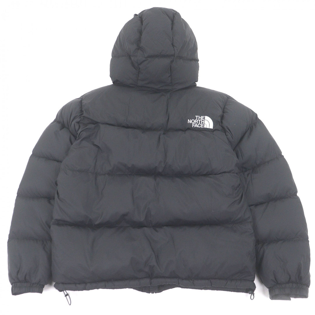 Great THE NORTH FACE Down jacket Nuptse Hoodie Hooded black Nylon mens L ND92331