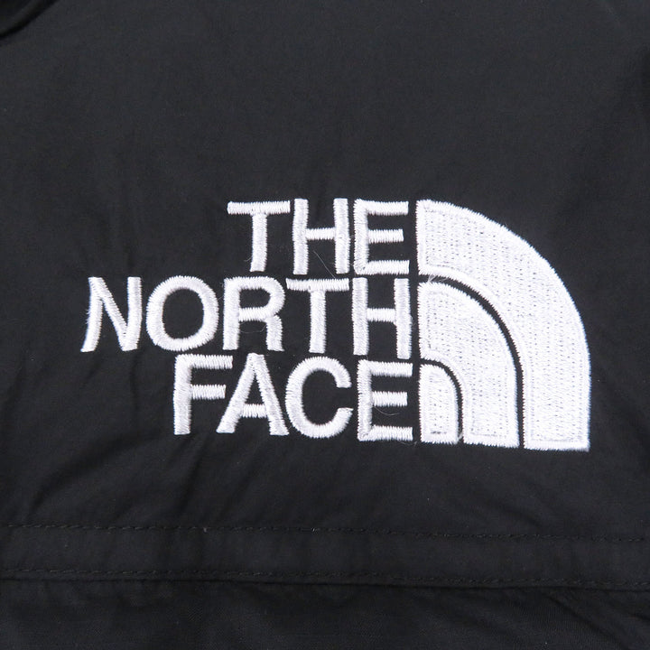 Great THE NORTH FACE Down jacket Nuptse Hoodie Hooded black Nylon mens L ND92331