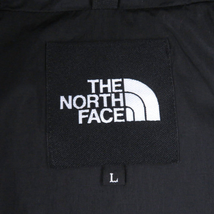 Great THE NORTH FACE Down jacket Nuptse Hoodie Hooded black Nylon mens L ND92331