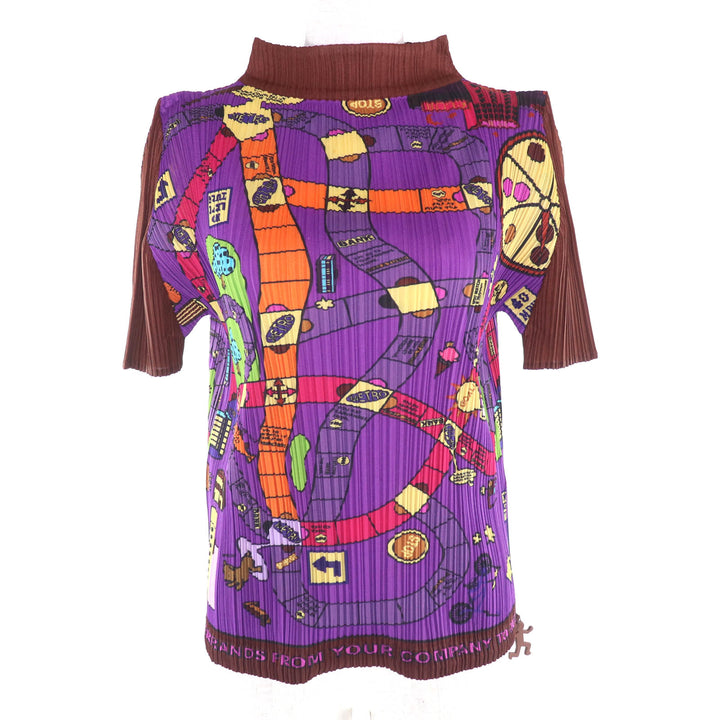 Excellent PLEATS PLEASE T-shirt Multi polyester Women 3 PP73-JK622