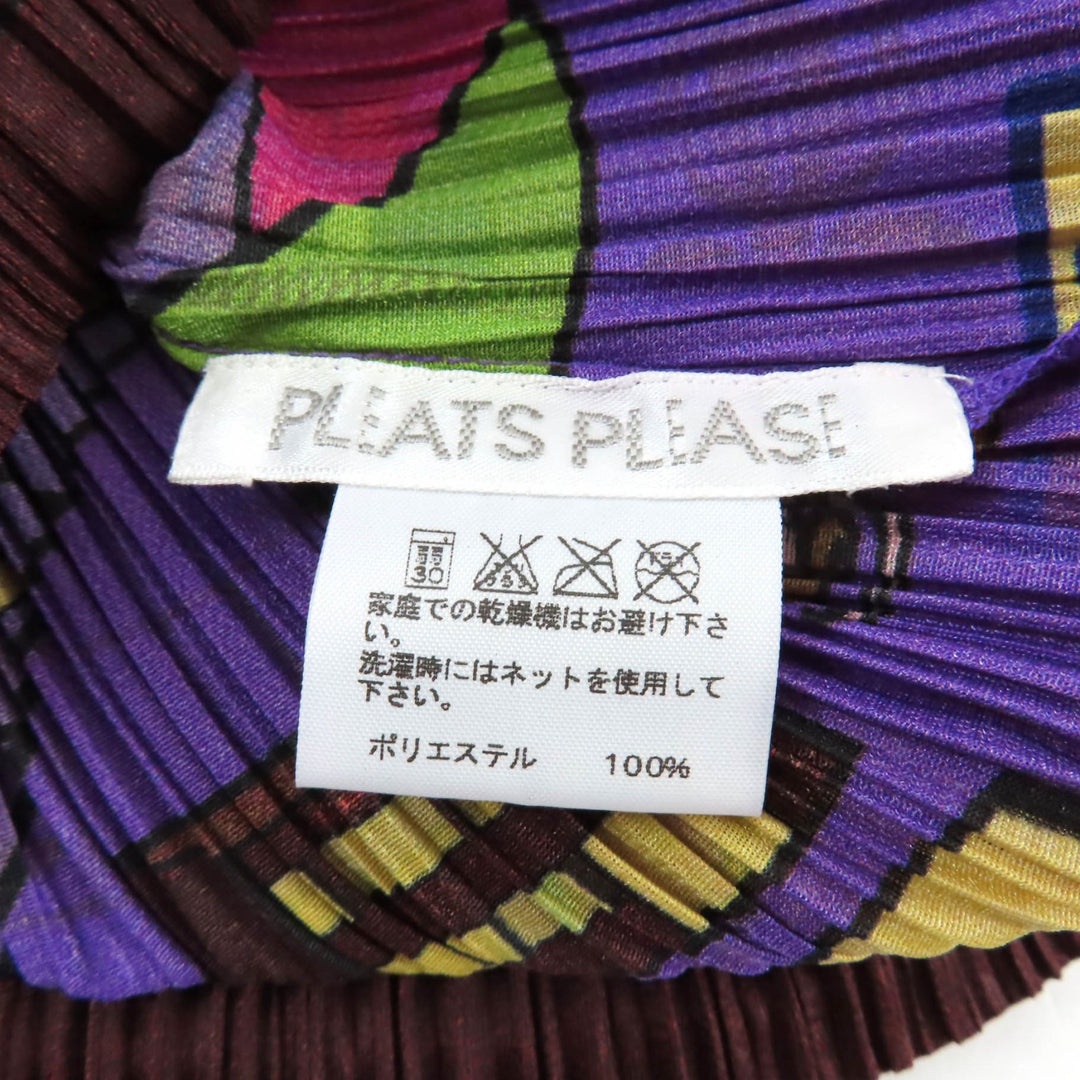 Excellent PLEATS PLEASE T-shirt Multi polyester Women 3 PP73-JK622