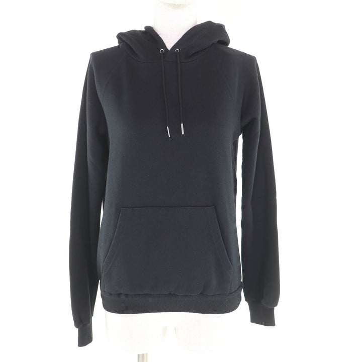 Great CELINE hoodie Hedi Slimane era back logo pullover black cotton S 2Y006632E