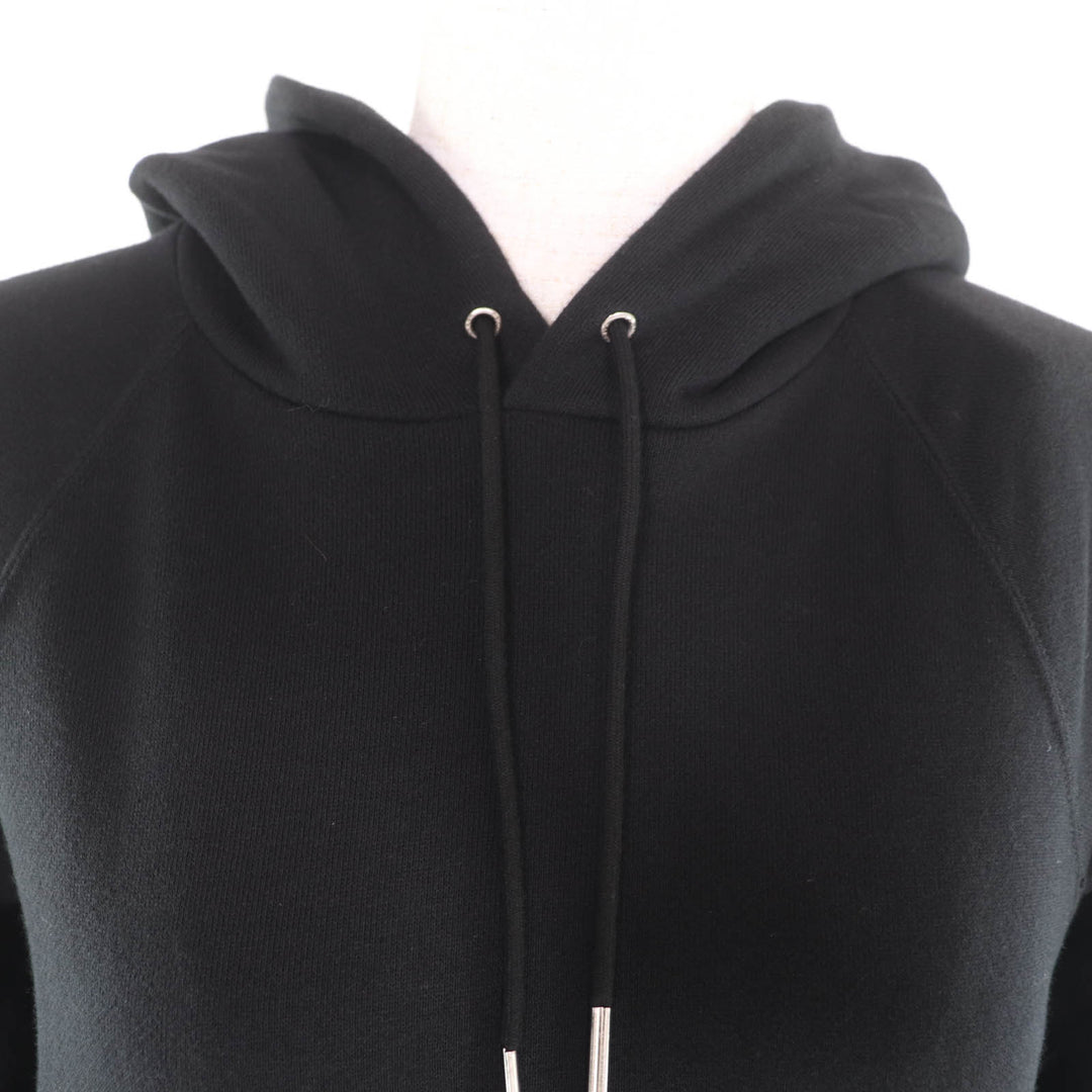 Great CELINE hoodie Hedi Slimane era back logo pullover black cotton S 2Y006632E