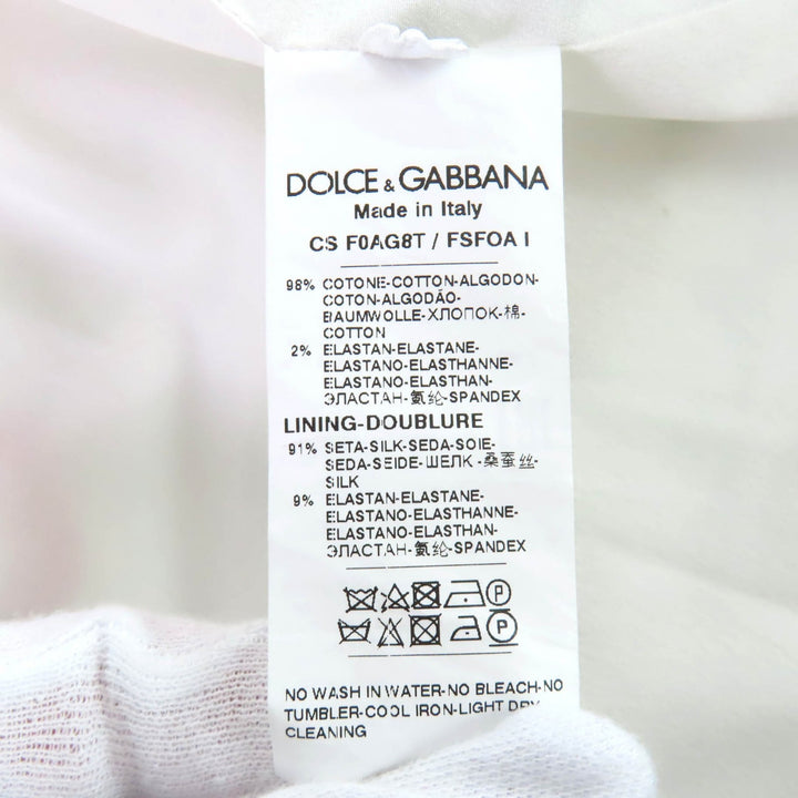 Excellent DOLCE&GABBANA coat Floral print Multi cotton Women 36 F0AG8T/FSFOA