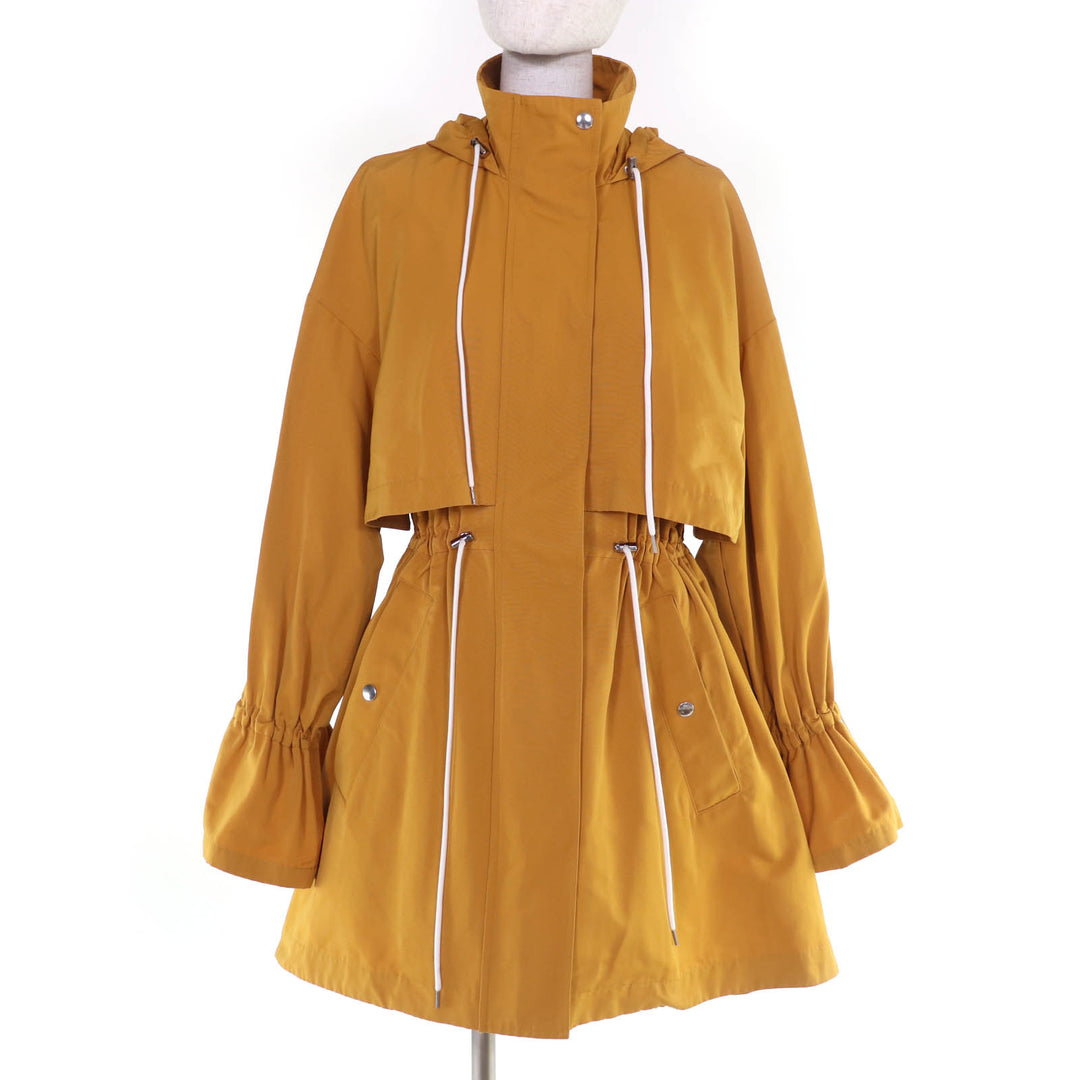 Excellent nagonstans Memory Grosgrain Flare Mod Coat yellow 36 470ES130-0370