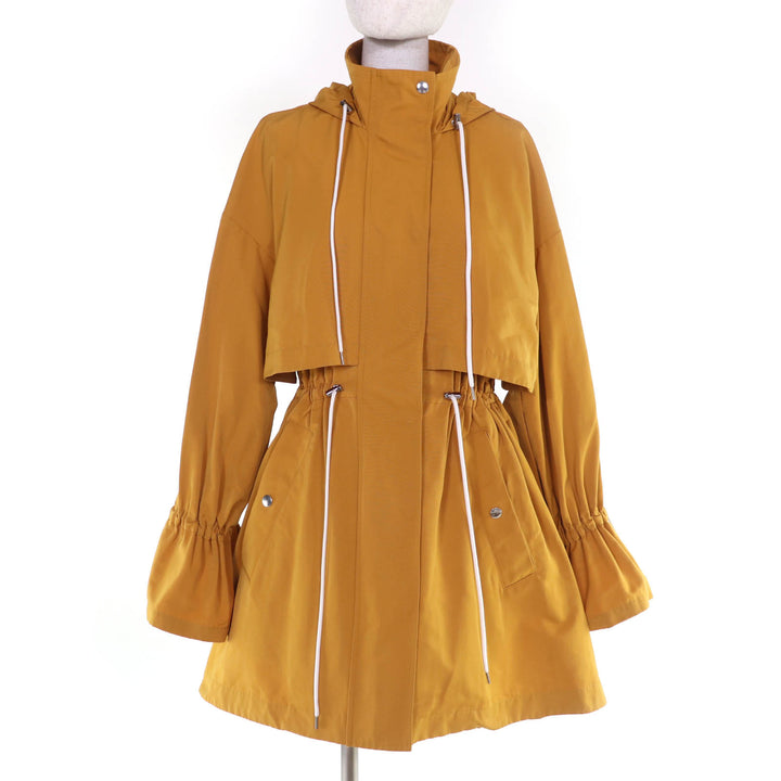 Excellent nagonstans Memory Grosgrain Flare Mod Coat yellow 36 470ES130-0370