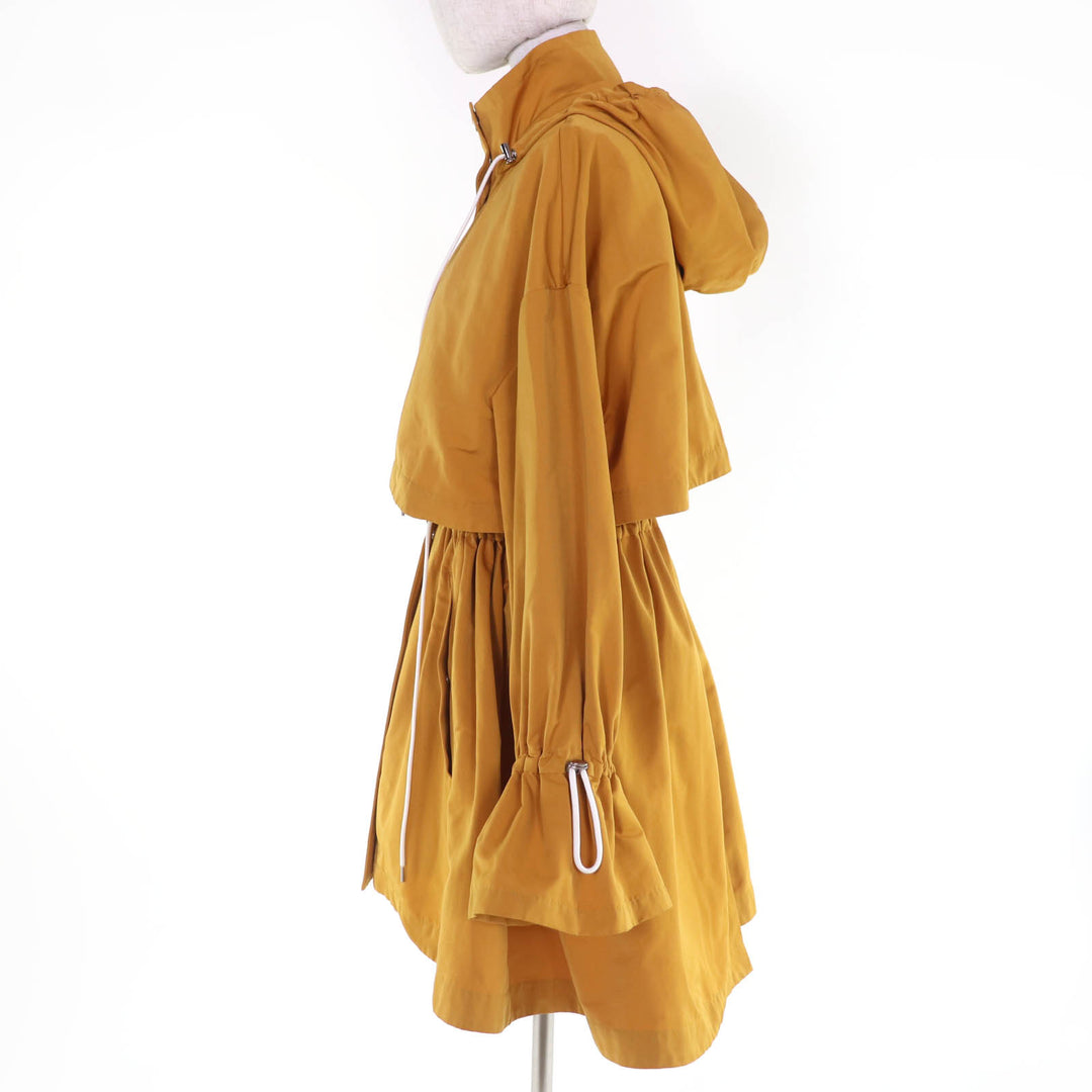 Excellent nagonstans Memory Grosgrain Flare Mod Coat yellow 36 470ES130-0370