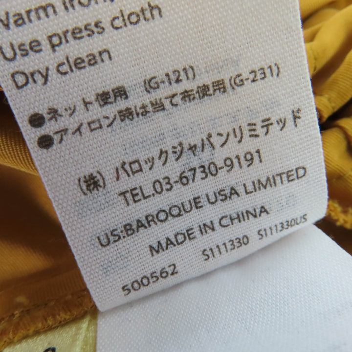 Excellent nagonstans Memory Grosgrain Flare Mod Coat yellow 36 470ES130-0370