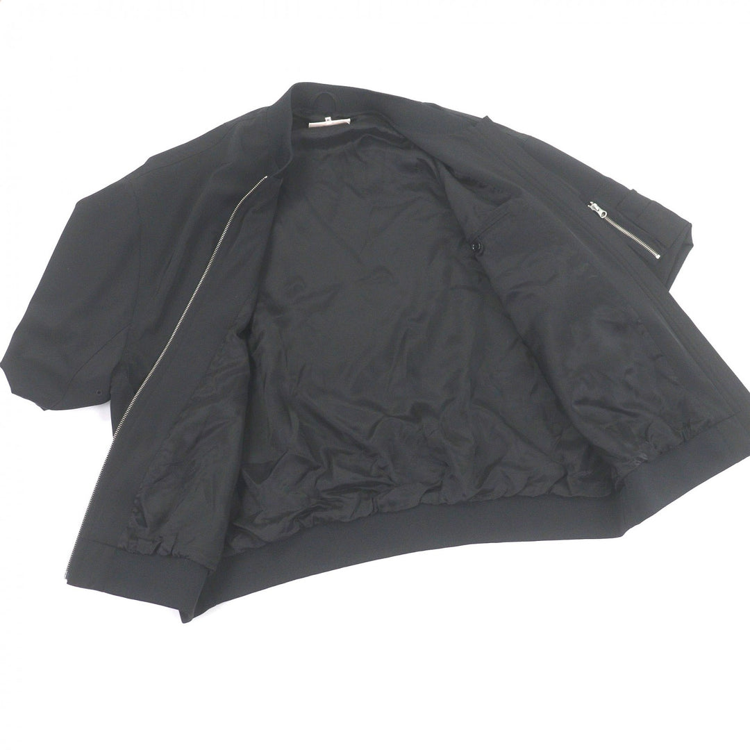 Excellent MM6 Maison Margiela Blouson Half sleeve black polyester mens XS