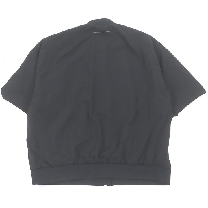 Excellent MM6 Maison Margiela Blouson Half sleeve black polyester mens XS
