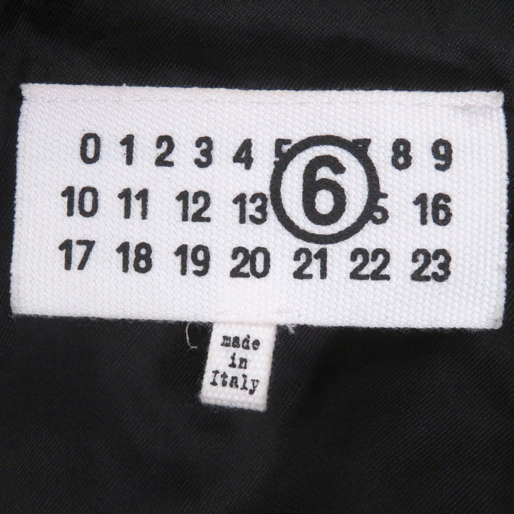 Excellent MM6 Maison Margiela Blouson Half sleeve black polyester mens XS