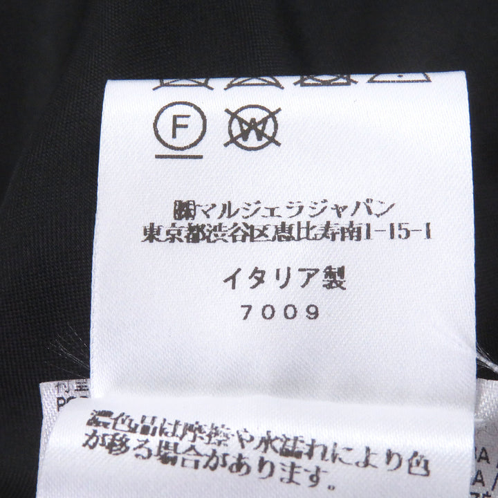 Excellent MM6 Maison Margiela Blouson Half sleeve black polyester mens XS