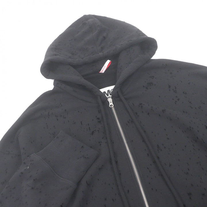 Excellent MM6 Maison Margiela hoodie Distressed finish, oversized