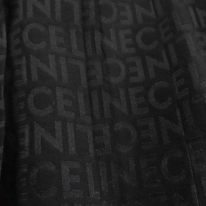 Excellent CELINE Pleated skirt black silk Women 34 2J441967Q