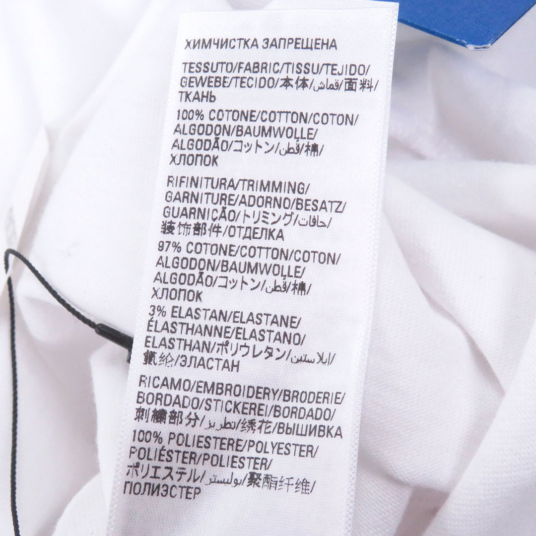 Pristine BALENCIAGA adidas Short sleeve T-shirt Trefoil logo embroidery