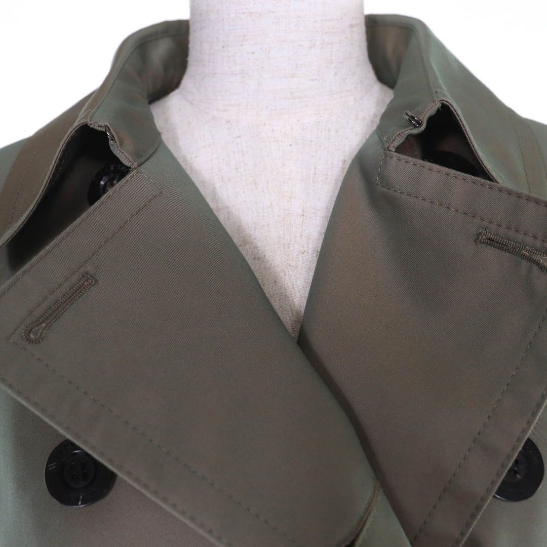 Pristine Aquascutum trench coat Half-size with wool liner khaki 6 5021350101-45