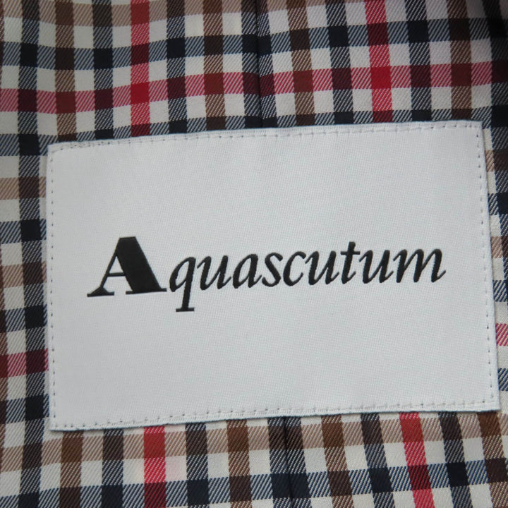 Pristine Aquascutum trench coat Half-size with wool liner khaki 6 5021350101-45