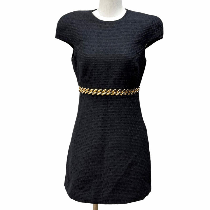 Excellent VERSACE one piece black cotton Women 38 1003566