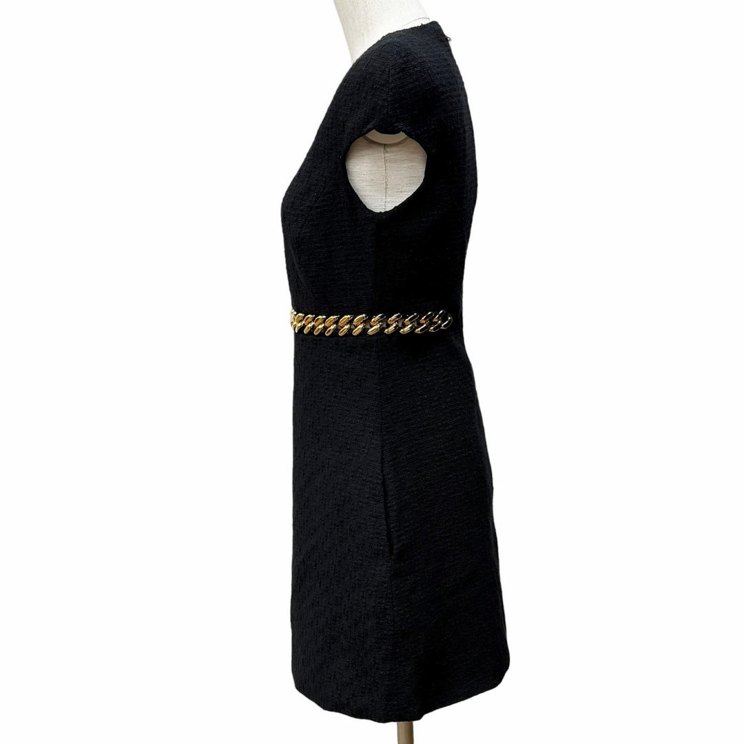 Excellent VERSACE one piece black cotton Women 38 1003566