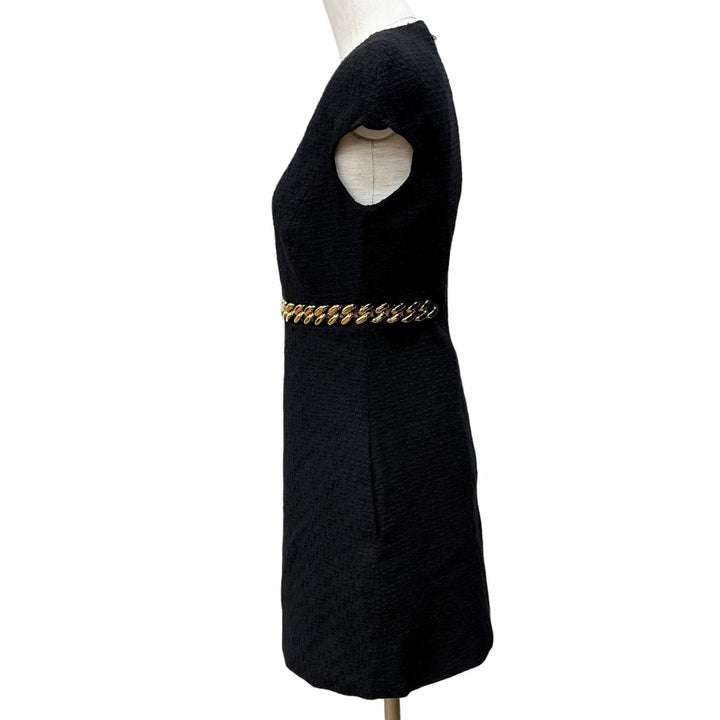 Excellent VERSACE one piece black cotton Women 38 1003566