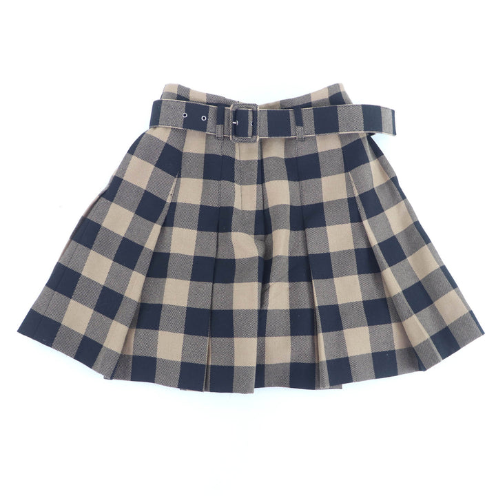 Excellent Christian Dior Shorts Culotte skirt Brown wool Women 42 041P17A1184