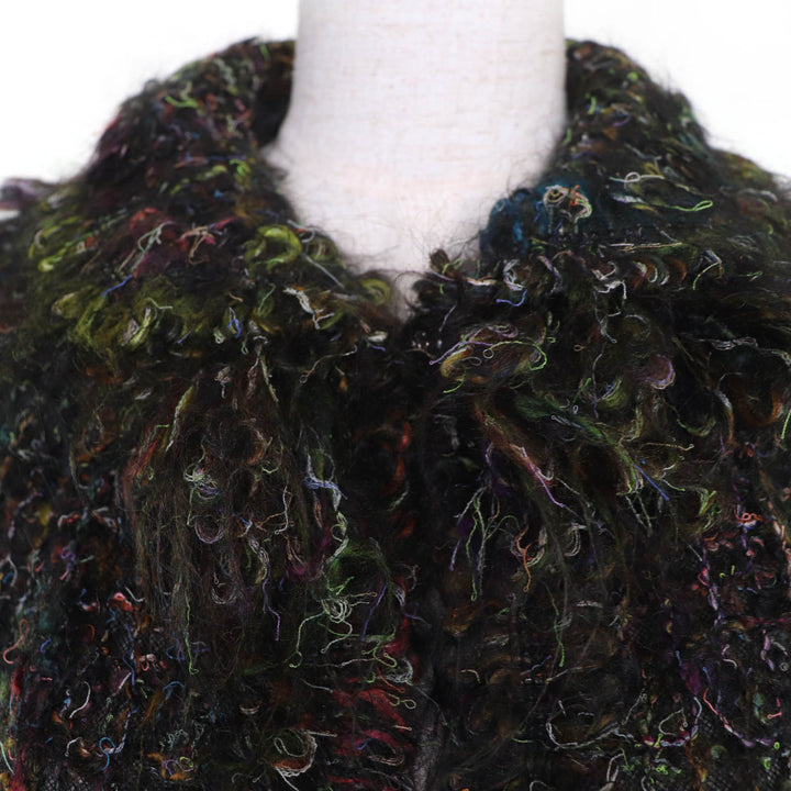 Excellent CHANEL two-piece set COCO Button Jacket and Skirt mohair 36 03A P22325
